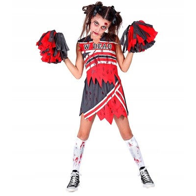 Widmann Costume Bimba Cheerleader Zombie - 140 cm / 8-10 anni