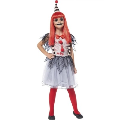 Costume Clown Insanguinato Bambina Rubie's Taglia S (7-8 anni)