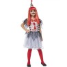 Costume da Clown Insanguinato per Bambina - Rubie's - Taglia S (7-8 anni)