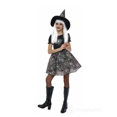 Costume Strega Ragnatela Fosforescente Rubie's | Halloween Bambina