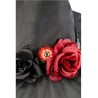Cappello da Strega Elegante con Veletta e Decorazioni