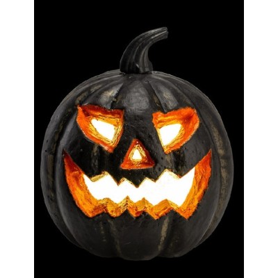Zucca Decorativa con Luci LED 24 cm - Decorazione Autunnale