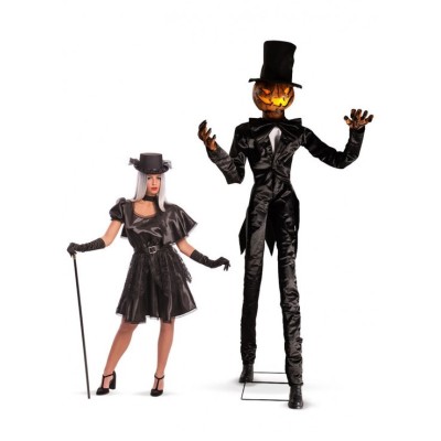 Mostro Zucca Lord Animato 260 cm con Luci e Suoni | Decorazione Halloween