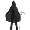 Set Costume da Scheletro per Bambino con Mantello, Maschera, Guanti e Falce
