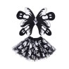 Set Costume Fantasmino per Bimba con Gonna e Ali