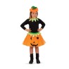 Set Costume Zucchetta Per Bimba - Gonna, Cerchietto e Collarino
