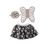 Set Costume Scheletrina - Gonna, Maschera e Ali