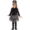 Set Costume Piratessa per Bimba - Gonna, Cerchietto e Benda