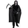 Set Costume Scheletro Completo - Mantello, Maschera, Guanti e Falce