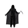 Set Costume Scheletro Completo - Mantello, Maschera, Guanti e Falce