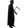 Set Costume Scheletro Completo - Mantello, Maschera, Guanti e Falce