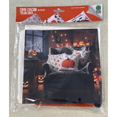 Copricuscino Halloween Fantasma 45x45 cm | Decorazione Casa