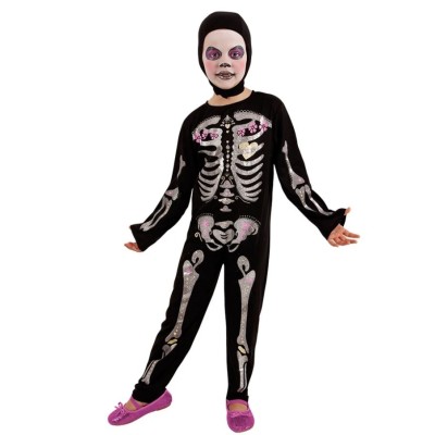 Costume Scheletrina Glitter Bambina | Rubie's | Spedizione Veloce