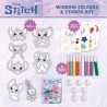 Lisciani Disney Stitch - Set Creativo con Adesivi e Colori