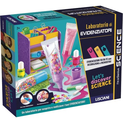 Lisciani Genius Laboratorio degli Evidenziatori - Kit Creativo per Bambini