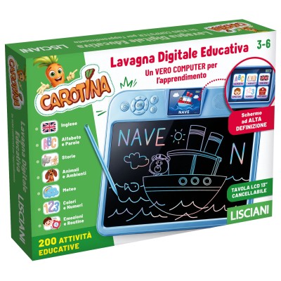 Carotina Lavagna Digitale Educativa - Gioco Didattico Lisciani