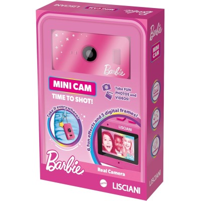 Barbie Mini Cam - Fotocamera Digitale per Bambini | Lisciani