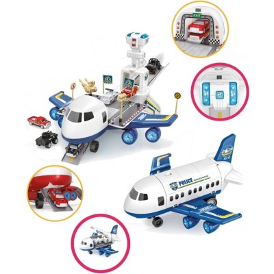 Baby Toon Aereo Urban City 2in1 Trasformabile con Luci e Suoni