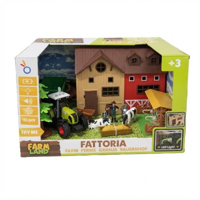 Fattoria Sonora con 13 Pezzi - Gioco Educativo per Bambini