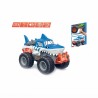 H&T Italia Monster Truck Squalo 30cm con Luci e Suoni