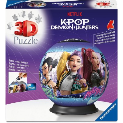 Ravensburger 3D Puzzle-Ball K-Pop Demon Hunters (72 pezzi)