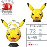 Ravensburger Puzzleball 3D Pokenon - Pikachu con Orecchie