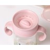 KioKids Tazza di Apprendimento Step 3 con Manici - Rosa 330ml