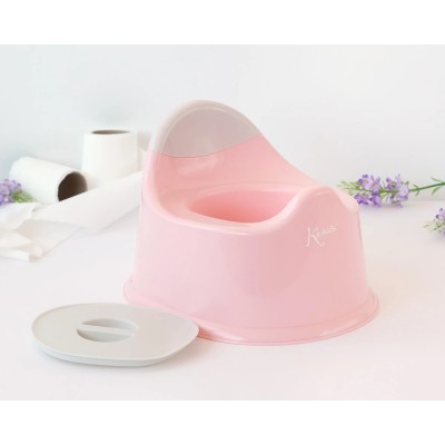 Vasino per Bambini KioKids Rosa con Coperchio e Maniglia