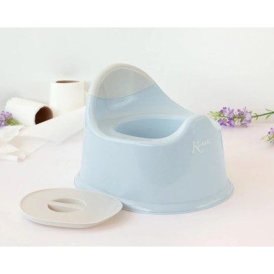 Vasino per Bambini KioKids Blu con Coperchio e Maniglia
