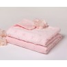 Copertina Neonato Kiokids 80x110 cm con Stelle in Rilievo - Rosa