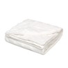 Copertina Neonato Kiokids 80x110 cm con Stelle in Rilievo - Bianco