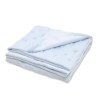 Copertina Neonato Kiokids 80x110 cm con Stelle in Rilievo - Celeste