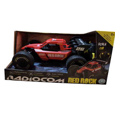 Auto Radiocomandata Red Rock 1:18 - Alta Velocità e Precisione
