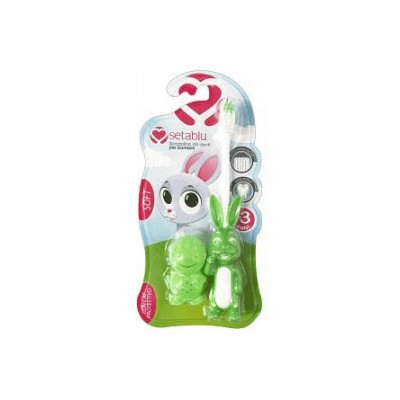 Setablu Spazzolino Baby Coniglio +3anni