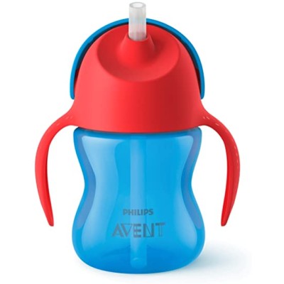 Avent Tazza Blu con Cannuccia Flessibile 200ml