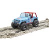 Bruder 02541 - Jeep Cross Country Race con Pilota, Blu