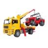 Bruder 02750 - Camion MAN TGA Trasporto Jeep