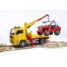 Bruder 02750 - Camion MAN TGA Trasporto Jeep