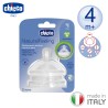 Chicco Tettarella Natural Feeling Flusso Regolabile 2 Pezzi