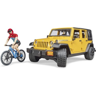 Jeep Wrangler Rubicon con Bici - Bruder 02543