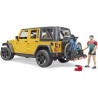 Jeep Wrangler Rubicon con Bici e ciclista - Bruder 02543
