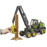 Taglia Tronchi John Deere 1270G con 1 Tronco - Bruder 02135 