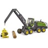 Taglia Tronchi John Deere 1270G con 1 Tronco - Bruder 02135 
