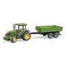 John Deere 5115 M con rimorchio dotato di sponde r - Bruder 02108