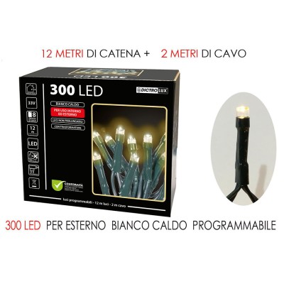 300 Luci Led Bianco Caldo - General trade - 449957P
