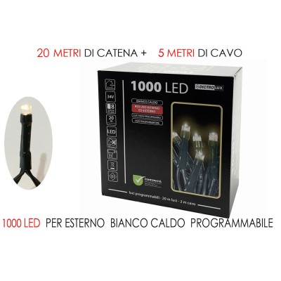 1000 Luci Led Bianco Caldo - General Trade - 450519