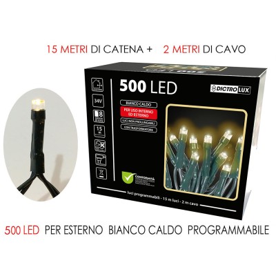 500 Luci Led Bianco Caldo - General trade - 450509