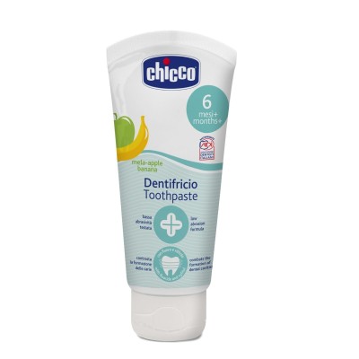 Chicco Dentifricio Mela e Banana 50ml con Fluoro