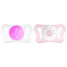 Chicco Succhietto Micro' Silicone 0/2 mesi Bimba - 2pz