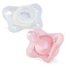 Chicco Succhietto Gommottino Silicone 0/2 mesi Bimba - 2 Pezzi